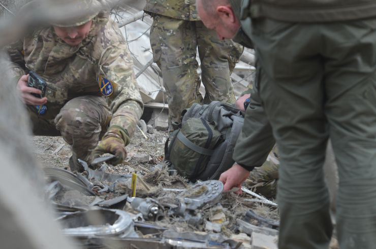 Наслідки ракетних обстрілів у столиці