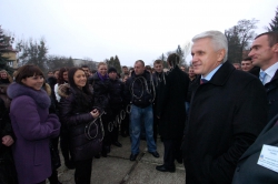 Голова Верховної Ради України Володимир Литвин відвідав з робочою поїздкою Львівську область.