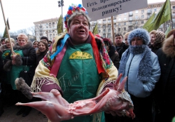 Пікети біля КМДА проти незаконного рішення Київміськради про приватизацію столичних ринків «Володимирський» і Житній, а також на підтримку підприємців і робітників цих ринків.