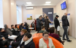 Київ. Центр обслуговання клієнтів Київенерго на вулиці Жилянській, 83/53.