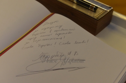 Візит Голови Верховної Ради України Андрія Парубія до Литовської Республіки. 
Зустріч Голови ВРУ Андрія Парубія з в.о. Міністра закордонних справ ЛР Лінас Лінкявічюсом.