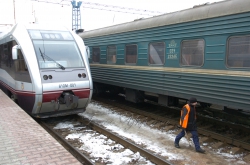 Київ, огляд підготовки інфраструктури Північного залізничного кола до запуску міської електрички.