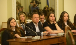Урочиста церемонія відкриття Програми стажування у Верховній Раді України в 2017 році.
