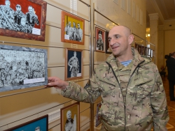 Експозиція картин бійця-айдарівця Руслана Кашаюка «З вірою до перемоги» за 
участтю голови ВР Андрія Парубія.