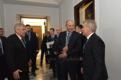 Зустріч Голови Верховної Ради України А. Парубія з Маршалком Сейму Республіки Польща Марек Кухчінським (кабінет Маршалка).