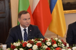 У рамках VIII Міжпарламентської Асамблеї Верховної Ради України, Сеймасу Литовської Республіки, Сейму і Сенату Республіки Польща Андрій Парубій разом з очільниками Парламентів Польщі та Литви взяв участь у зустрічі з Президентом Польщі Анджеєм Дудою.