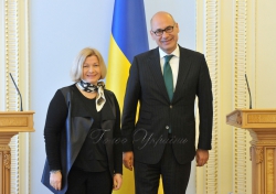 Зустріч Першого заступника Голови ВР України Ірини Геращенко з Генеральним директорм Управління зовнішньої політики МЗС Португальської Республіки Франсішку Антоніо Дуарте Лопешем.