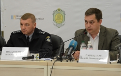 Прес-конференція, присвячена старту Тижню безпеки дорожнього руху в Україні. 