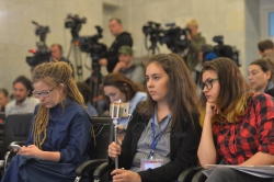 Прес-брифінг Protect Diversity - Protect Crimean tatars (з англ. Бережіть різноманітність - захистить кримських татар).