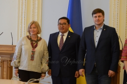 Зустріч Першого заступника Голови Верховної Ради України І.В. Геращенко з заступником Голови Ради Народних представників Республіки Індонезія Ф. Зоном.
