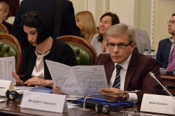 За участю Голови Верховної Ради України Андрія Парубія і колишнього Президента Європейського Парламенту Пета Кокса відбулося засідання панельної дискусії.