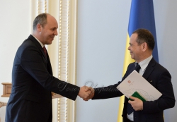 Зустріч Голови Верховної Ради України Андрія Парубія з Надзвичайним і Повноважним Послом Італійської Республіки в Україні Давіде Ла Чечіліа.