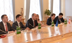 Зустріч Голови Верховної Ради України Андрія Парубія з Надзвичайним і Повноважним Послом Грузії в Україні М. Уклебою.