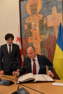 Робочий візит Голови Верховної Ради України Андрія Парубія до Грузії, з метою участі у Пленарному засіданні весняної сесії ПА НАТО.