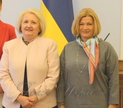 Зустріч першого заступника Голови Верховної Ради України Ірини Геращенко зі Спеціальним представником Діючого голови ОБСЄ з гендерних питань Мелані Вервір.