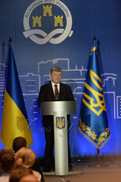 Урочисте засідання з нагоди 25-річчя Асоціації міст України під головуванням мера Києва, голови Асоціації міст України Віталія Кличка.