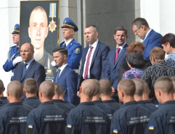Заходи з нагоди увічнення пам’яті військовослужбовців Національної гвардії України, що віддали свої життя 31 серпня 2015 року під час несення служби, захищаючи Українську Державу.