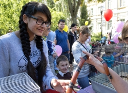 У парку дитячої лікарні 
