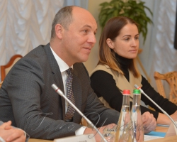 Зустріч Голови Верховної Ради України Андрія  Парубія з Маршалком Сенату Республіки Польща С. Карчевським.