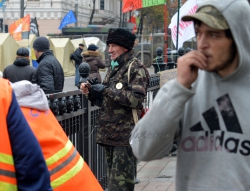Мітингувальники біля Верховної Ради України. Продовжується акція 
