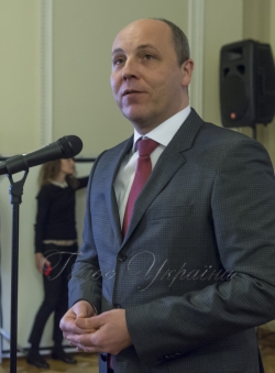 Голова Верховної Ради України Андрій Парубій відкрив показ фільму «Кіборги» у Парламенті.