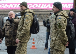 Попереджувальна мирна акція ветеранів АТО 