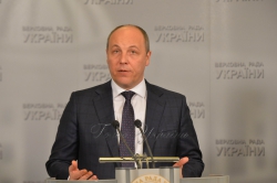Брифінг Голови Верховної Ради України Андрія Парубія.