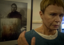 В кулуарах  Верховної Ради відкрилася фотовиставка пам'яті борця за свободу і незалежність України, лейтенанта Збройних Сил, Народного героя України Аміни Окуєвої.