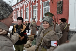 Військово-історична реконструкція бою між підрозділом Армії Української Народної Республіки та російсько-більшовицькими окупантами, в Боярці Київської області