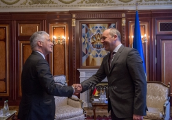 Зустріч Голови Верховної Ради України Андрія Парубія з Надзвичайним і Повноважним послом республіки Німеччина Ернстом Райхелем