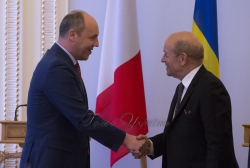 Зустріч Голови Верховної Ради України Андрія Парубія з Міністром у справах Європи та закордонних справ Франції Ж-І. Ле Дріаном