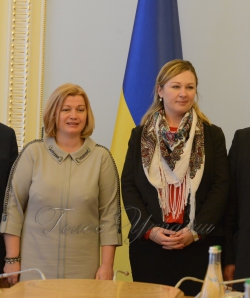 Зустріч Першого заступника Голови Верховної Ради України Ірина Геращенко з делегацією Групи дружби «Франція-Україна».