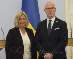 Зустріч першого заступника Голови Верховної Ради України Ірини Геращенко з Державним секретарем МЗС Королівства Норвегія А. Халворсеном.