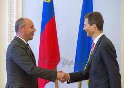 Зустріч Голови Верховної Ради України Андрія Парубія з Його Світлістю Спадкоємним Принцом Князівства Ліхтенштейн Алоїзом