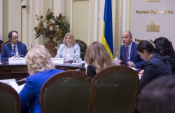 Напередодні 20-го ювілейного Саміту Україна-ЄС Голова Верховної Ради України Андрій Парубій взяв участь у обговоренні стану виконання Україною та ЄС Угоди про асоціацію 