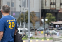 Київ. На майдані Незалежності відбулася акція #SaveOlegSentsov на підтримку Олега Сенцова та інших українських політв’язнів Кремля. 
