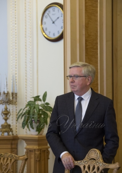 Зустріч Голови Верховної Ради України Андрія Парубія з координатором програм Європейського Парламенту з підвищення інституційної спроможності Верховної Ради України Петем Коксом.
