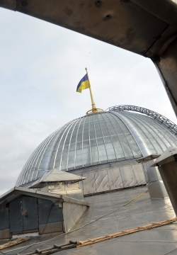 Купол над приміщенням Верховної Ради України. 
