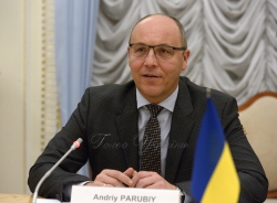 Зустріч Голови Верховної Ради України Андрія Парубія з групою експертів МВФ на чолі з керівником місії МВФ в України Рон ВАН РОДЕНОМ