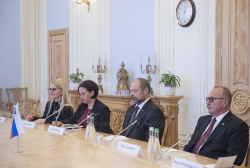 Голова Верховної Ради України Андрій Парубій провів зустріч з Головою Національної Ради Парламенту Республіки Словенія Алоїзом Ковшцою.