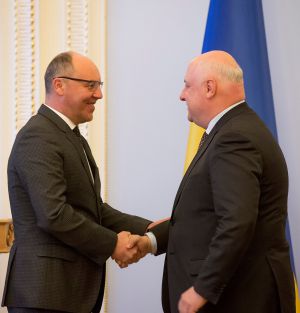 Зустріч Андрія Парубія з Президентом ПА ОБСЄ Георгієм Церетелі