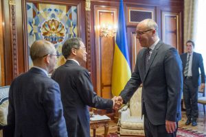 Голова Верховної Ради України Андрій Парубій зустрівся з новопризначеним Надзвичайним і Повноважним Послом Японії в Україні Такаші Кураі