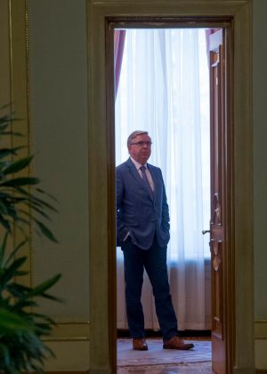 Зустріч А. Парубія з колишнім Президентом Європейського парламенту Петом Коксом