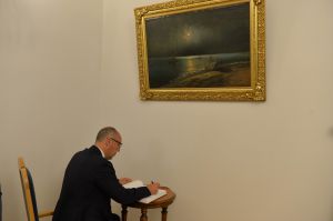 Голова Верховної Ради України Андрій Парубій здійснює візит до Литовської Республіки. Зустріч з Куртом Волкером