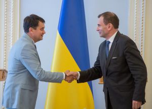 Дмитро Разумков зустрівся з віце-президентом Європейського банку реконструкції та розвитку (ЄБРР) Аланом Пію