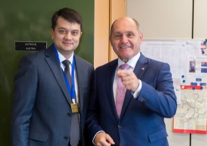 Зустріч Голови Верховної Ради України Дмитра Разумкова з Головою Національної Ради Австрійської Республіки Вольгангом Соботкою 