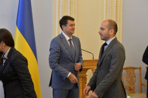 Спільне робоче засідання членів делегації Верховної Ради України в ПАРЄ з членами делегацій країн Балтік+
З вітальним словом виступив Голова Верховної Ради України Дмитро Разумков.
