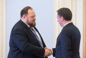 Зустріч Першого заступника Голови ВР України Руслана Стефанчука з делегацією Комітету Європейського Парламенту у закордонних справах на чолі з Головою Комітету Європейського Парламенту у закордонних справах Девідом Макалістером