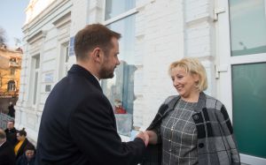 Приїзд Голови Верховної Ради України Д.О.Разумкова до приватного акціонерного товариства 