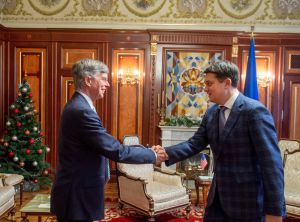 Зустріч Голови Верховної Ради Дмитра Разумкова з тимчасовим повіреним у справах США в Україні Вільямом Тейлором 